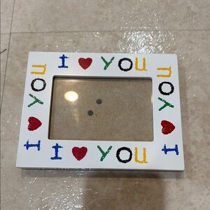 Vintage 90s 'I Love You' Picture Frame